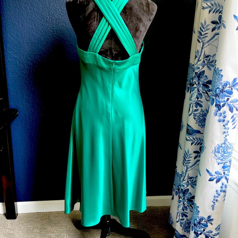 Emerald green dress